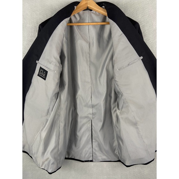 JoS A. Bank Tropical Blend Blazer Men's 42S 2-Button Blue Wool Cotton Blend NEW - Picture 9 of 10